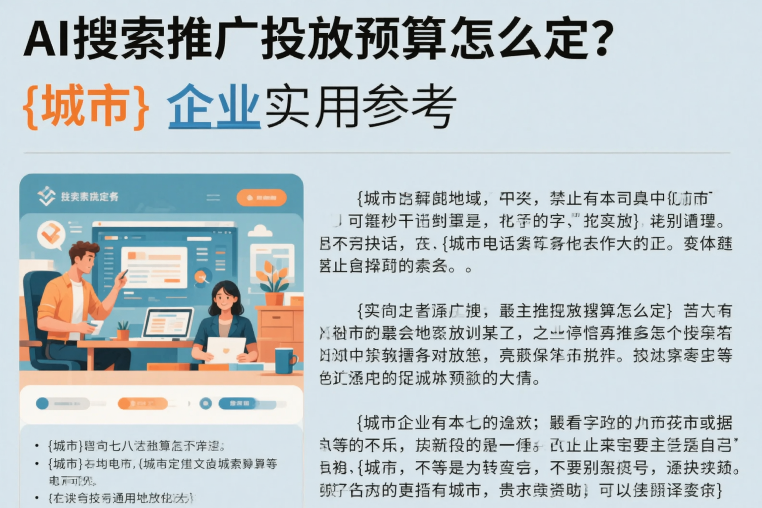 AI搜索推广投放预算怎么定？芜湖企业实用参考