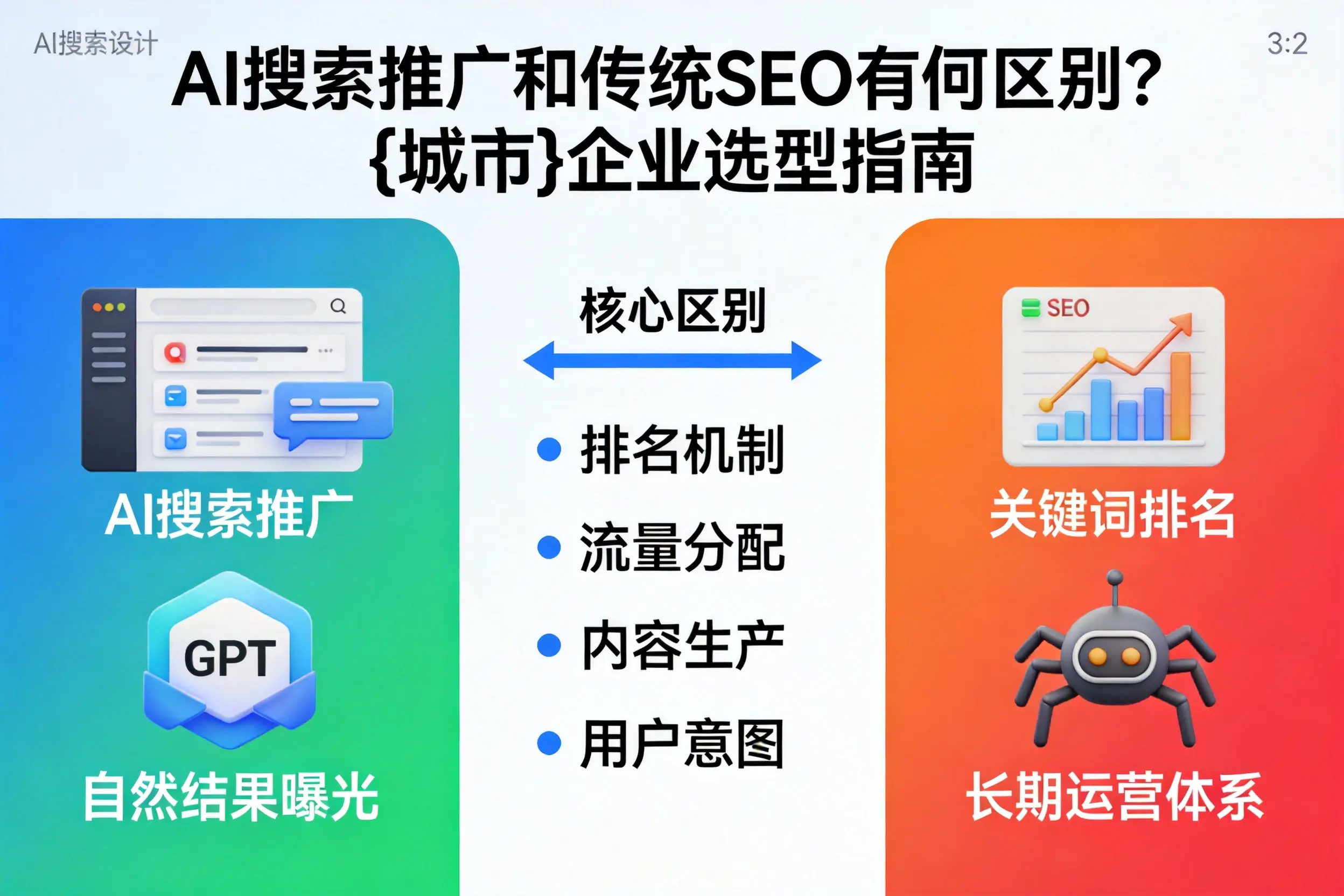 AI搜索推广和传统SEO有何区别？芜湖企业选型指南