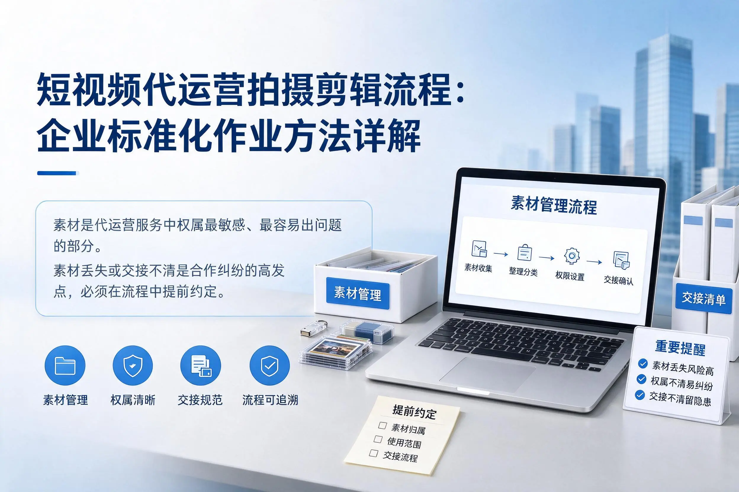 短视频代运营拍摄剪辑流程：芜湖企业标准化作业方法详解