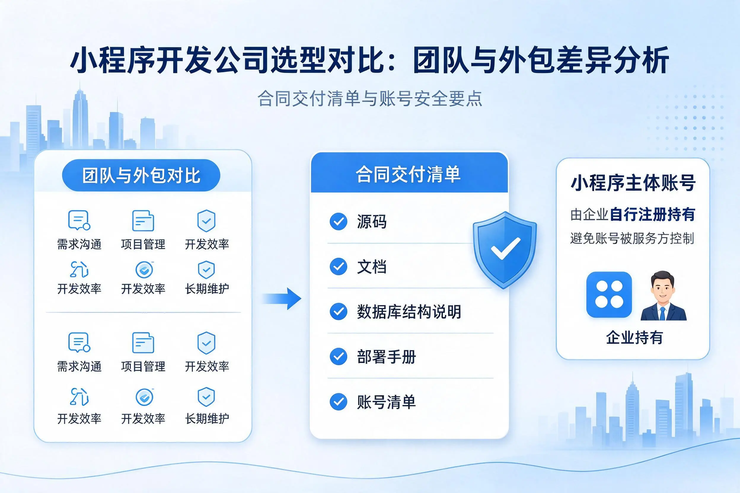 芜湖小程序开发公司选型对比：团队与外包差异分析