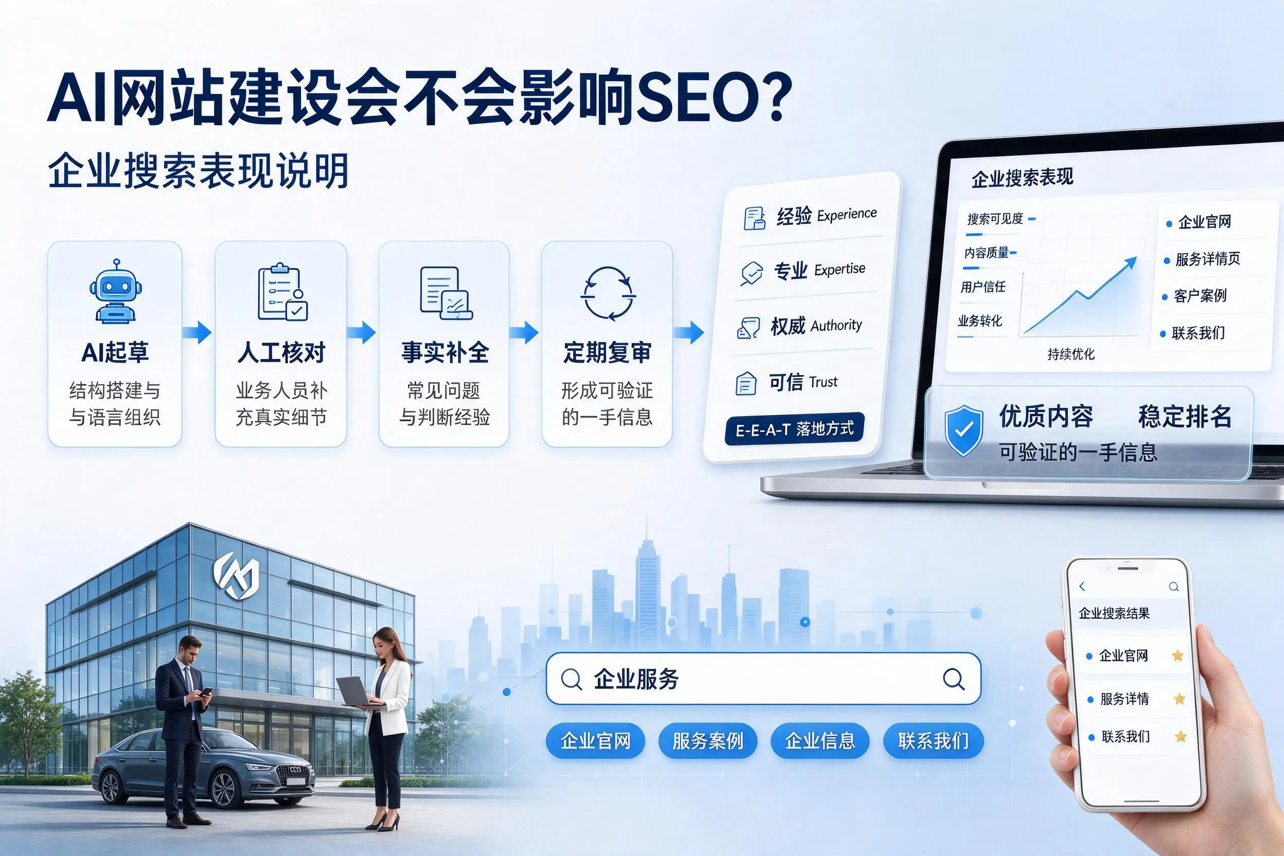 AI网站建设会不会影响SEO？芜湖企业搜索表现说明