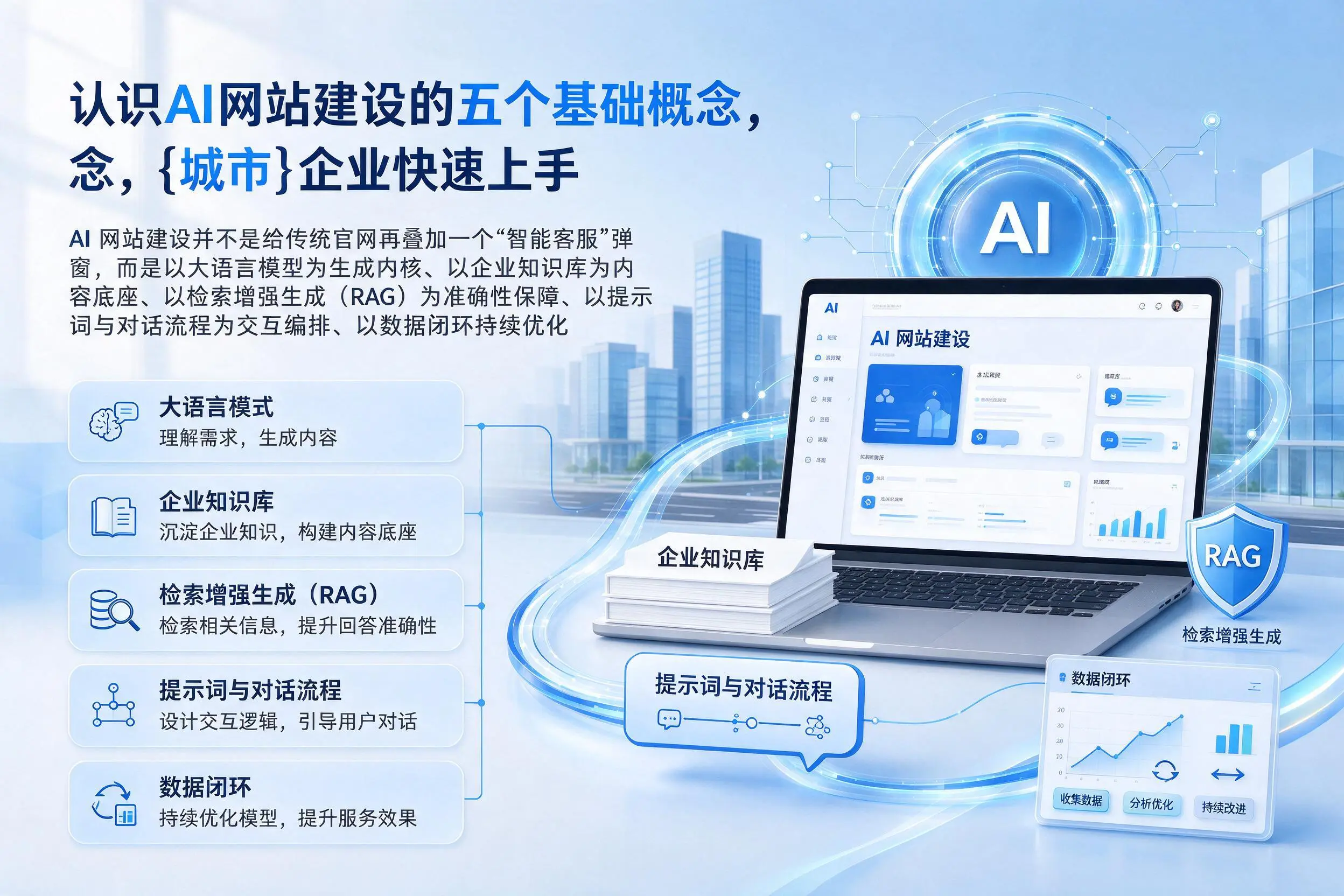 认识AI网站建设的五个基础概念，芜湖企业快速上手